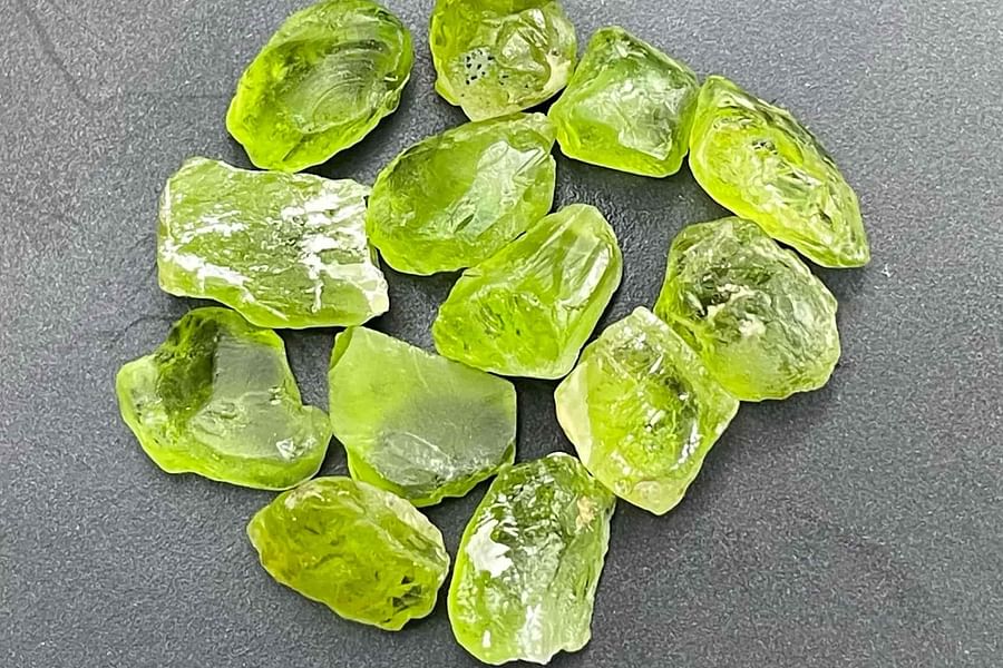 Peridot crystal