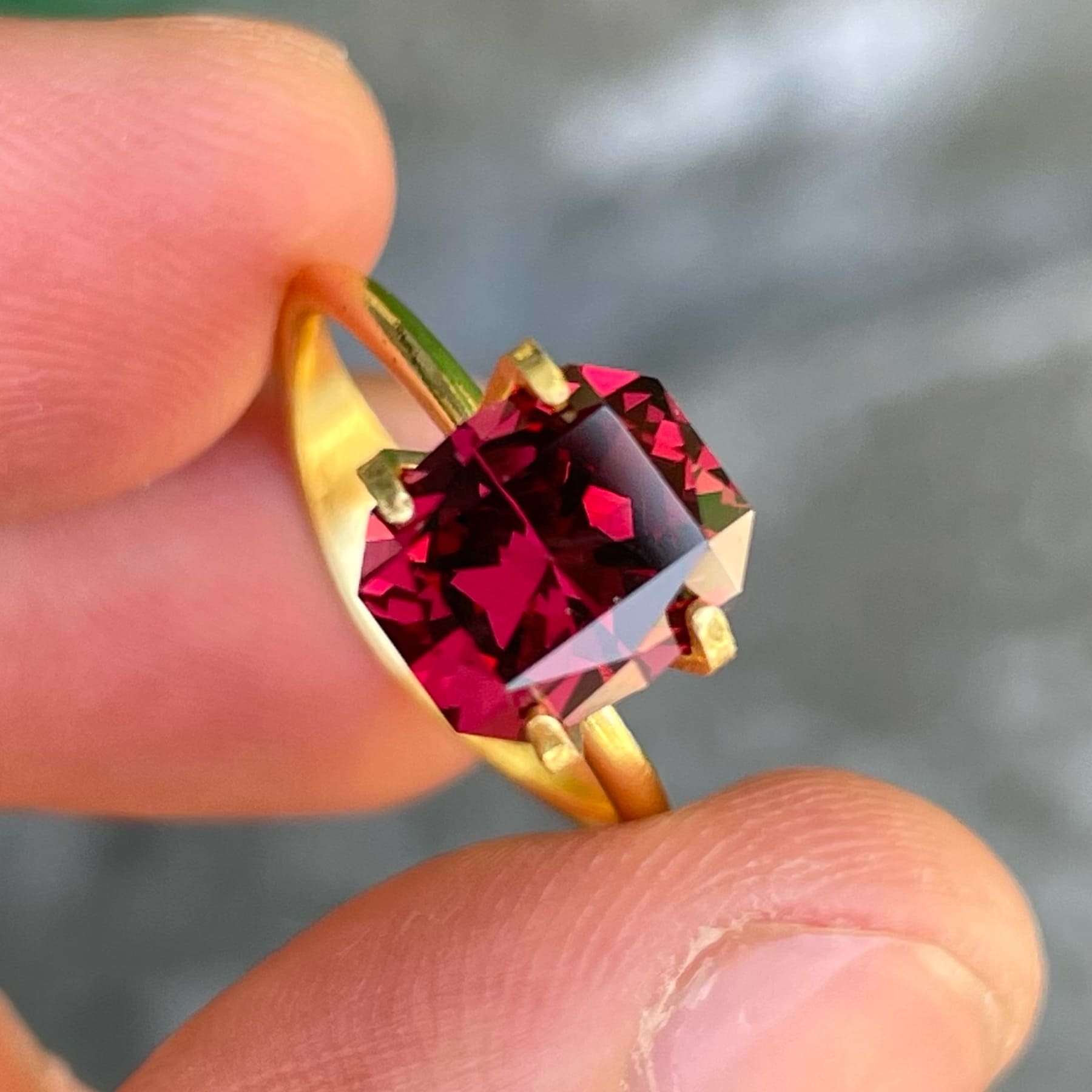 Garnet crystal
