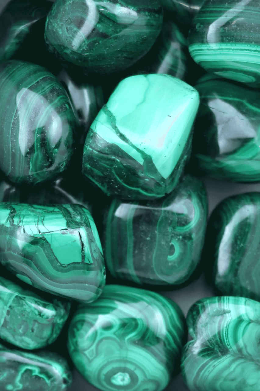 Malachite crystal