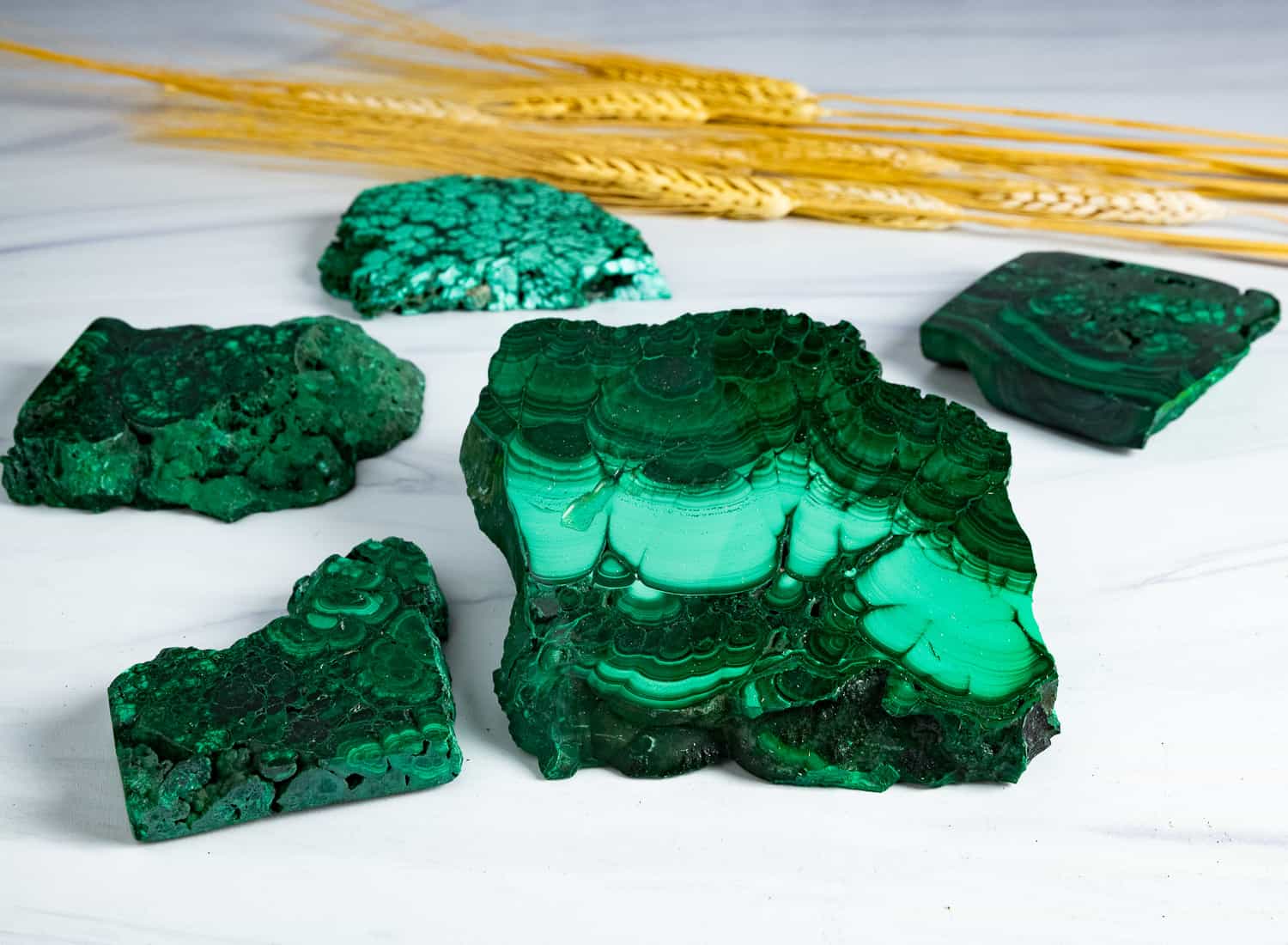 Malachite crystal
