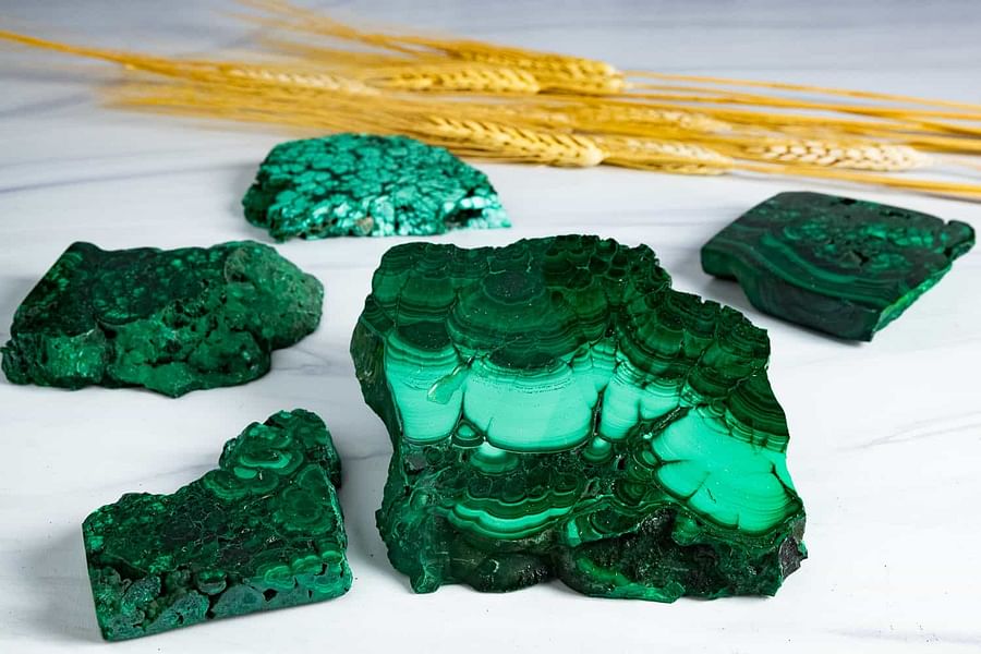 Malachite crystal