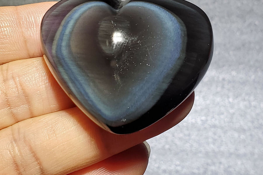 Obsidian crystal