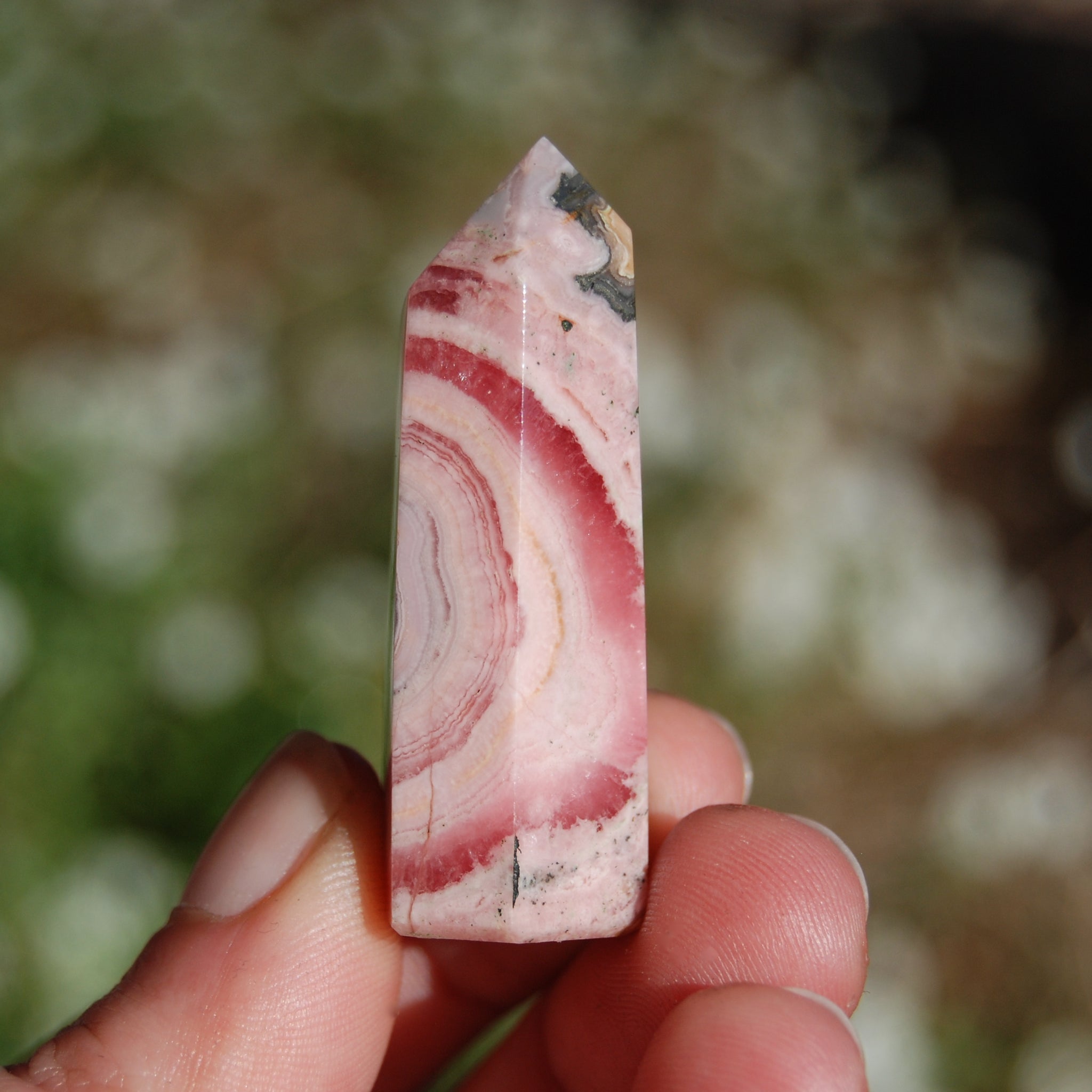 Rhodochrosite crystal
