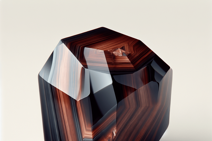 Mahogany Obsidian crystal