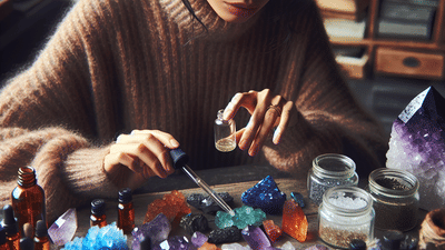 Crystal Alchemy: Creating Your Own Personalized Crystal Infused Oil Blends