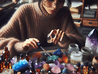Crystal Alchemy: Creating Your Own Personalized Crystal Infused Oil Blends
