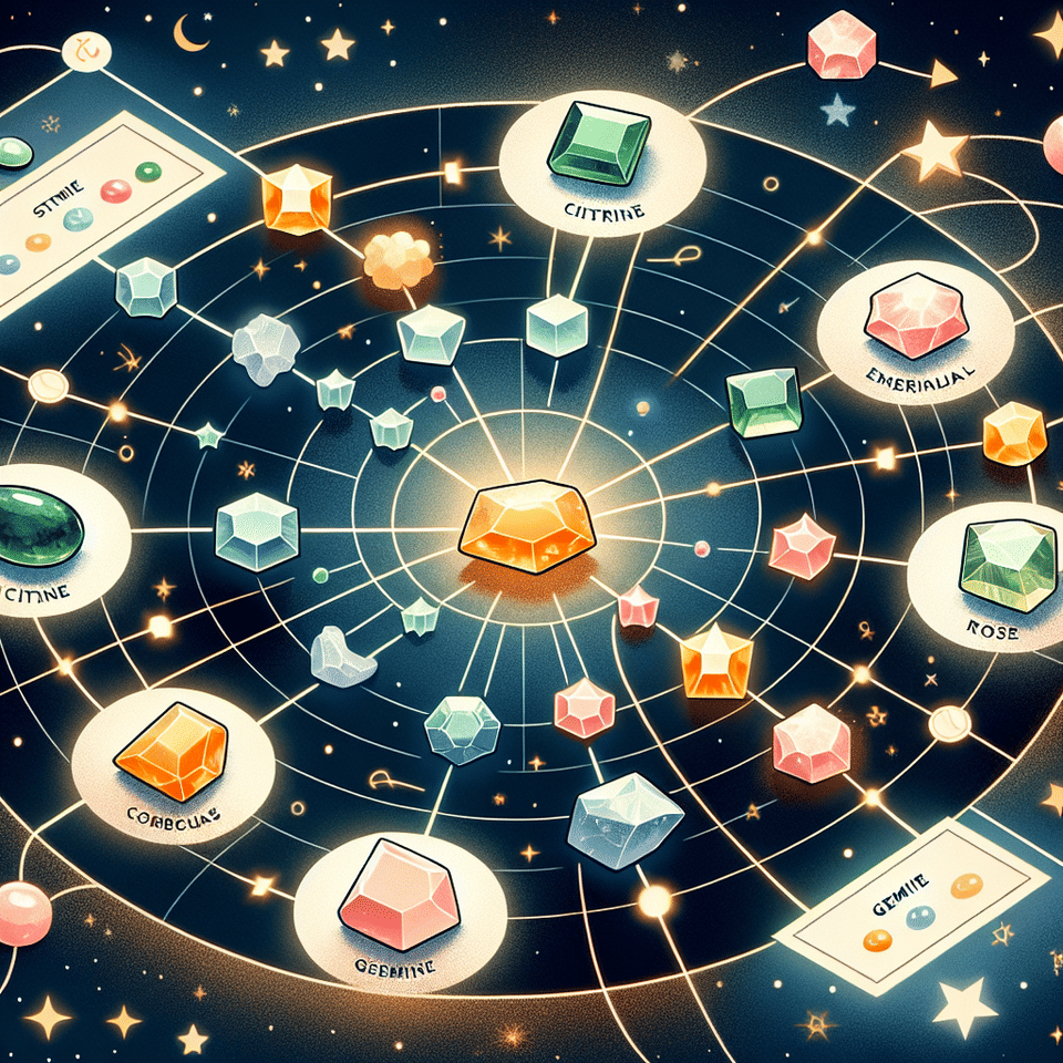 Crystal Pairings: How to Combine Gemini Crystals with Other Zodiac Stones for Harmony