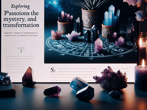 Exploring the Energies of Scorpio Crystals: Passion, Mystery, and Transformation