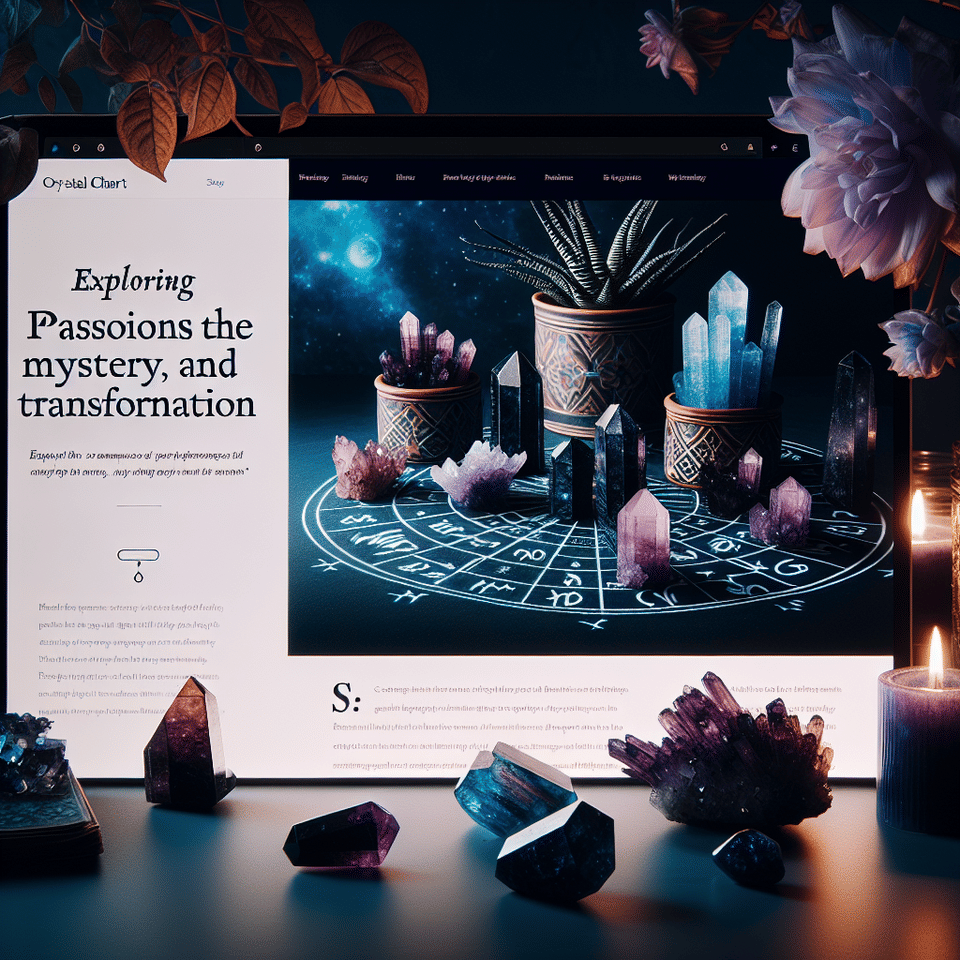 Exploring the Energies of Scorpio Crystals: Passion, Mystery, and Transformation