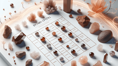 Exploring the Healing Properties of Brown Crystals: Grounding, Stability, and Strength