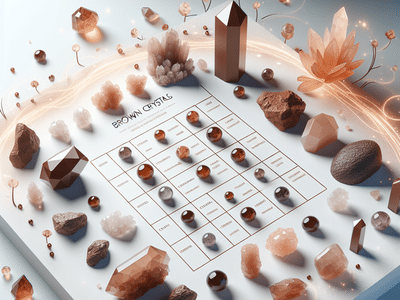 Exploring the Healing Properties of Brown Crystals: Grounding, Stability, and Strength