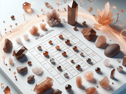 Exploring the Healing Properties of Brown Crystals: Grounding, Stability, and Strength