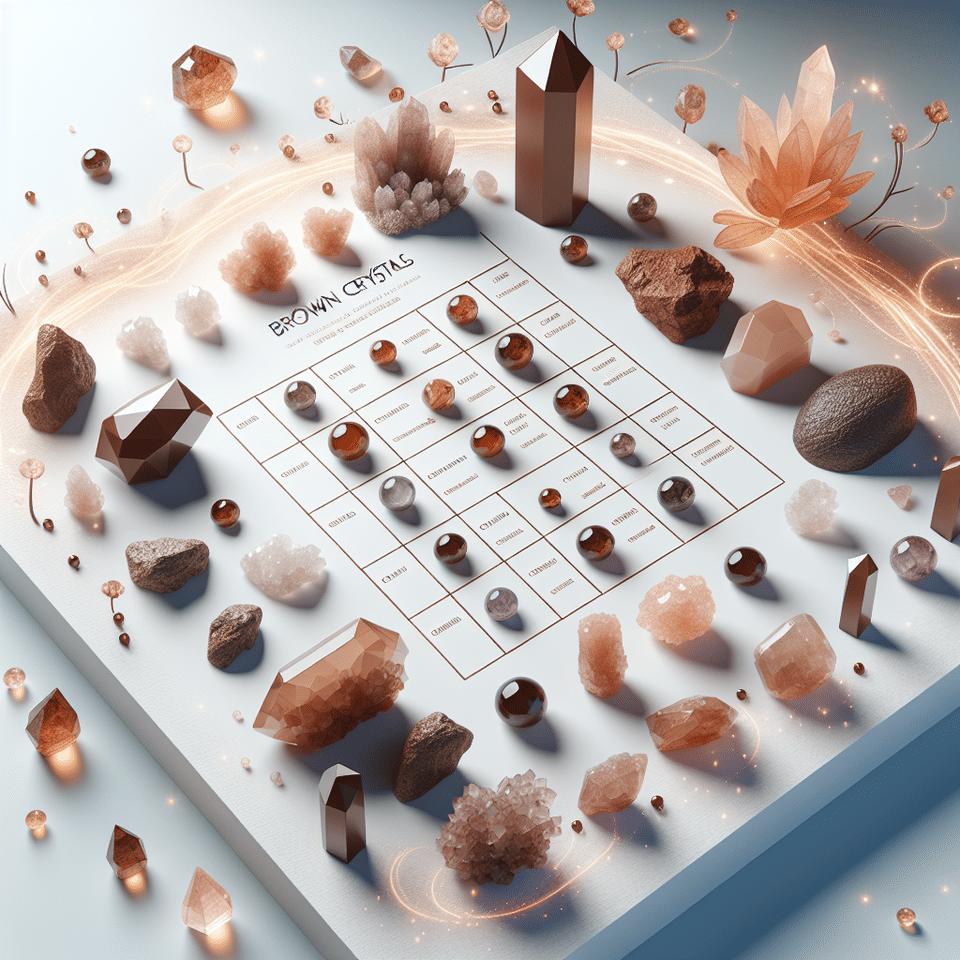 Exploring the Healing Properties of Brown Crystals: Grounding, Stability, and Strength
