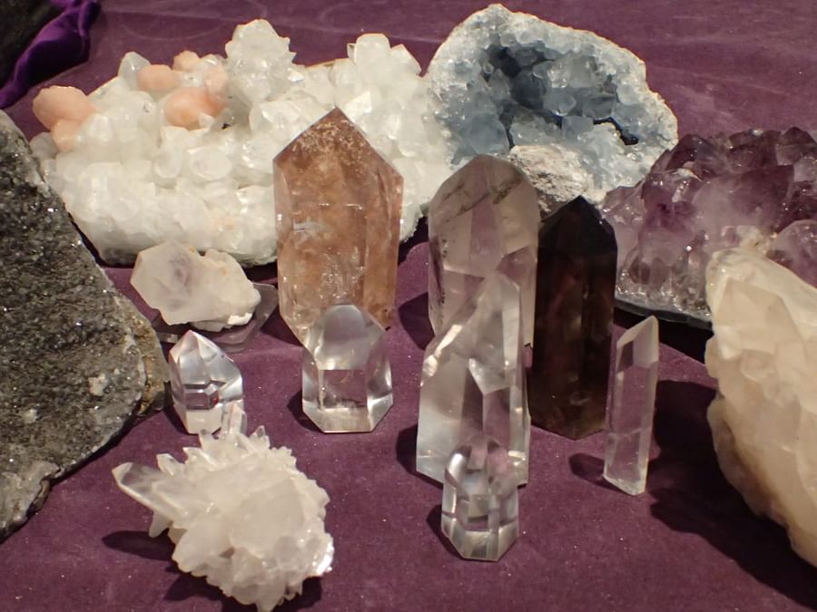 Various methods of cleaning and charging crystals for fertility