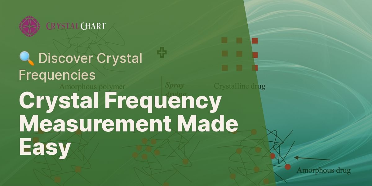 How can I measure the frequency of different types of crystals?