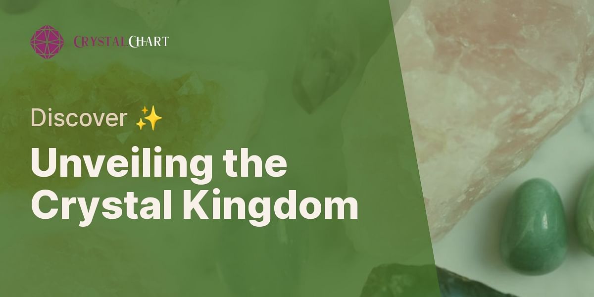 What are the different types of valuable crystals?